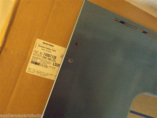 MAYTAG JENN AIR STOVE 74007138 Door, Panel (stl) NEW IN BOX MAYTAG JENN AIR STOVE 74007138 Door, Panel (stl) NEW IN BOX
